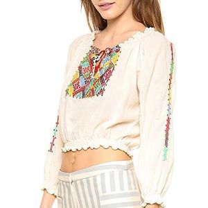 Carolina K Embroidered Blouse